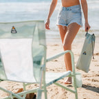 Patented Spring-Action Beach Rocker - Choice 712 - Freestyle Rocker Portable Outdoor Folding Chair Detail