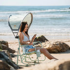 Patented Spring-Action Beach Rocker - Choice 712 - Freestyle Rocker Portable Outdoor Folding Chair Detail