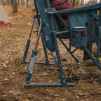 Smooth Motion BreezeRocker - Choice 504 - Heavy-Duty Kickback Rocker with Beverage Holder Detail