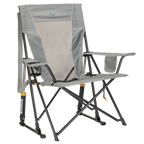 Premium All-Weather Comfort Pro Rocker - Choice 375 - RoadTrip Rocker Smooth Motion Camp Chair - Mercury Gray