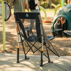 Premium All-Weather Comfort Pro Rocker - Choice 375 - RoadTrip Rocker Smooth Motion Camp Chair Detail