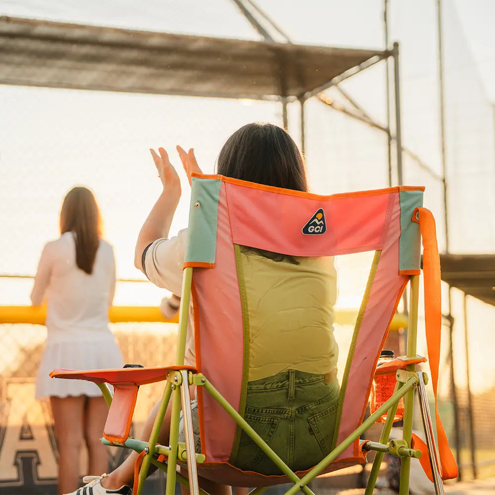 Premium All-Weather Comfort Pro Rocker - Choice 375 - RoadTrip Rocker Smooth Motion Camp Chair Detail