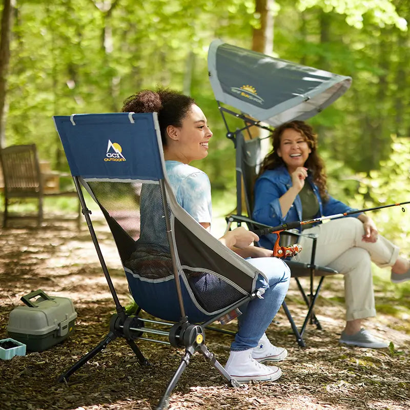 Patented Spring-Action ComPack Rocker - Choice 980 - Freestyle Rocker Portable Outdoor Folding Chair Detail