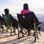 Luxury Camp Puff Rocker - Choice 731 - Heavy-Duty Kickback Rocker with Beverage Holder Detail