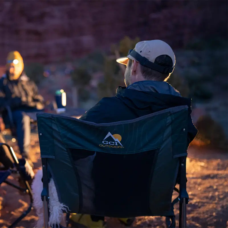 Patented Spring-Action FirePit Rocker - Choice 737 - Freestyle Rocker Portable Outdoor Folding Chair Detail