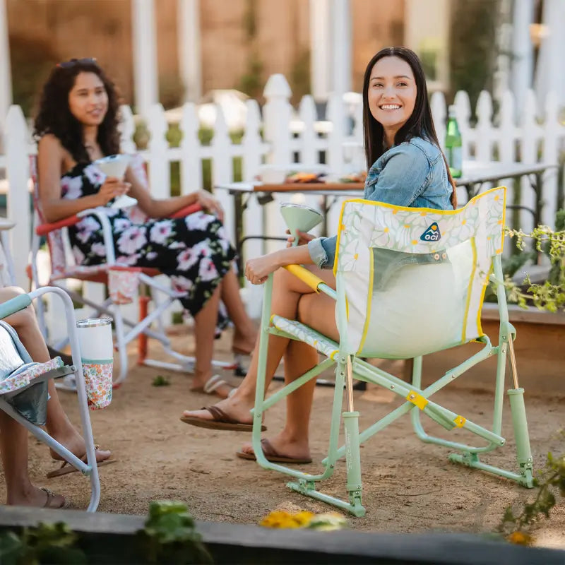 Luxury Camp Freestyle Rocker - Choice 711 - Freestyle Rocker Portable Outdoor Folding Chair Detail