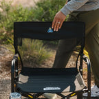 Smooth Motion Freestyle Rocker Elite - Choice 460 - Heavy-Duty Kickback Rocker with Beverage Holder Detail