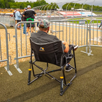 Patented Spring-Action Freestyle Rocker XL - Choice 552 - Freestyle Rocker Portable Outdoor Folding Chair Detail