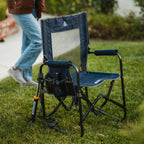 Premium All-Weather Stowaway Rocker - Choice 794 - RoadTrip Rocker Smooth Motion Camp Chair Detail