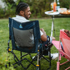 Premium All-Weather Stowaway Rocker - Choice 794 - RoadTrip Rocker Smooth Motion Camp Chair Detail