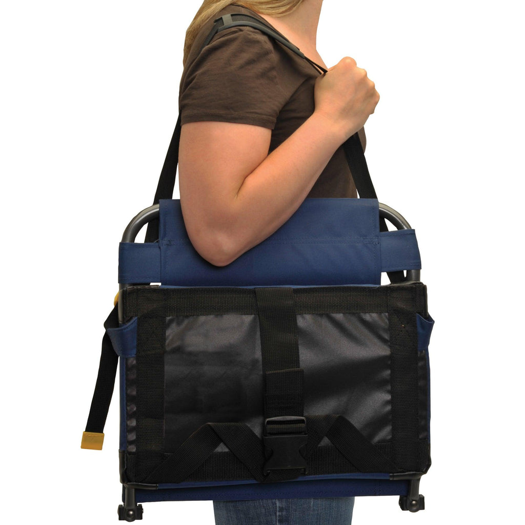 Secure-Hook BleacherBack - Choice 696 - Bleacher-Friendly Stadium Chair with Back Support Detail