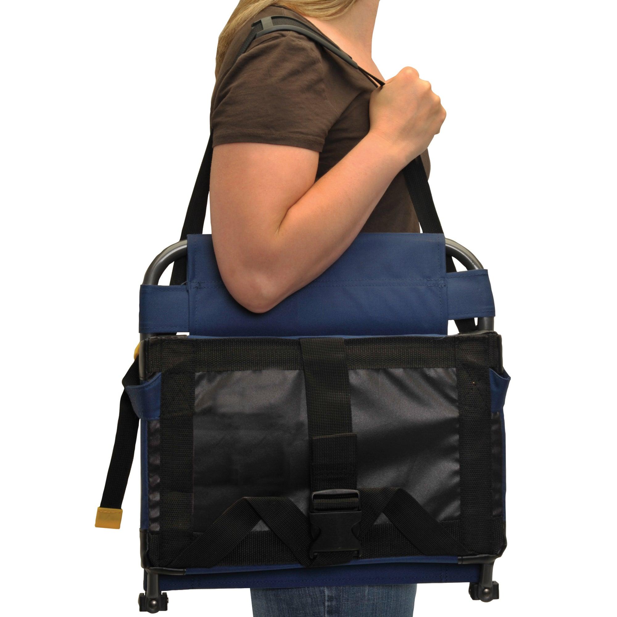 Secure-Hook BleacherBack - Choice 696 - Bleacher-Friendly Stadium Chair with Back Support Detail