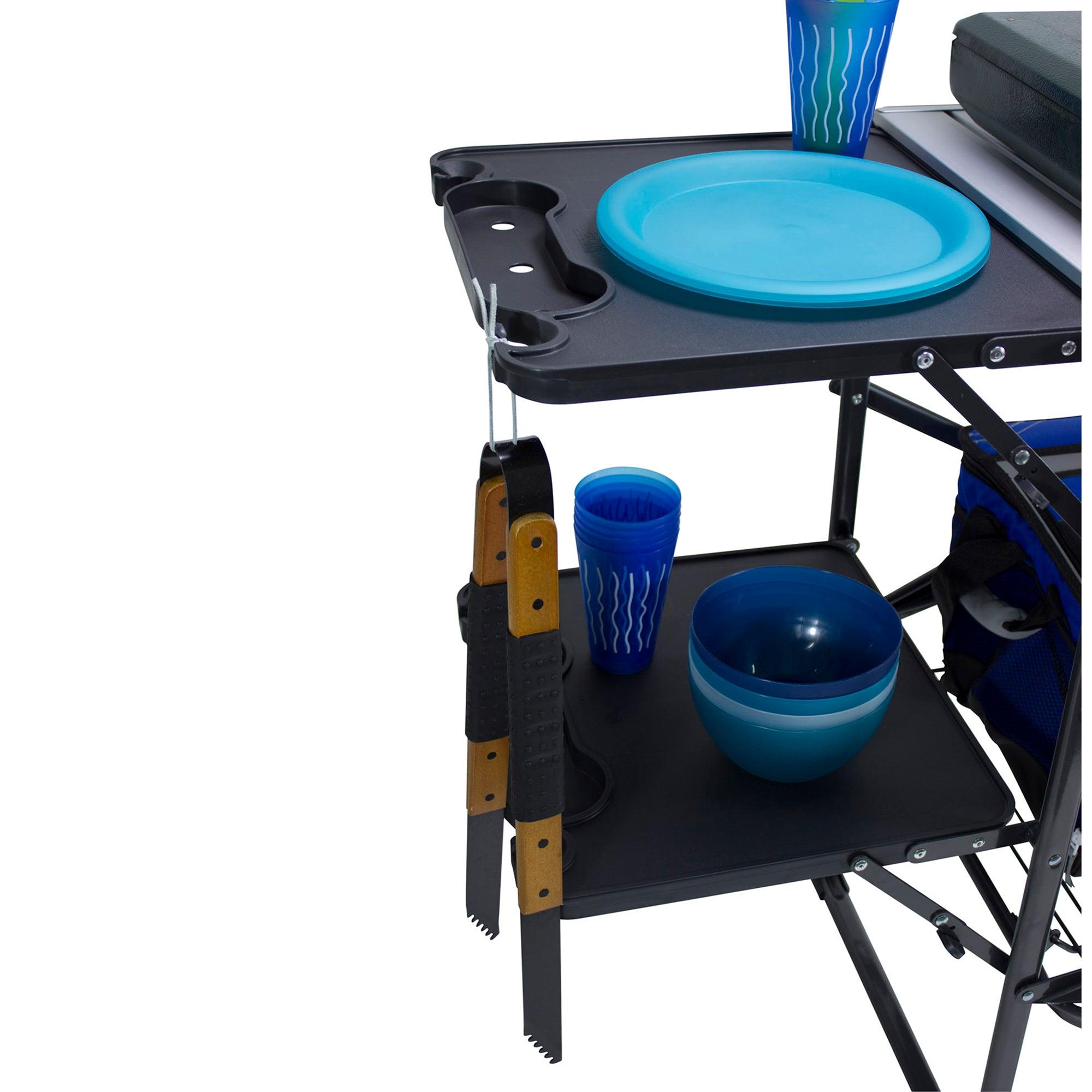 Heat-Resistant Tool Slim-Fold Cook Station - Choice 575 - Heat-Resistant Over-Fire Grill Rack for Camping Detail