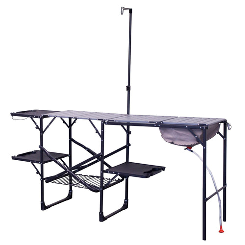 Compact Grilling Master Cook Station - Choice 171 - Heavy-Duty Stainless Steel Camp Cooking Gear - Default Title