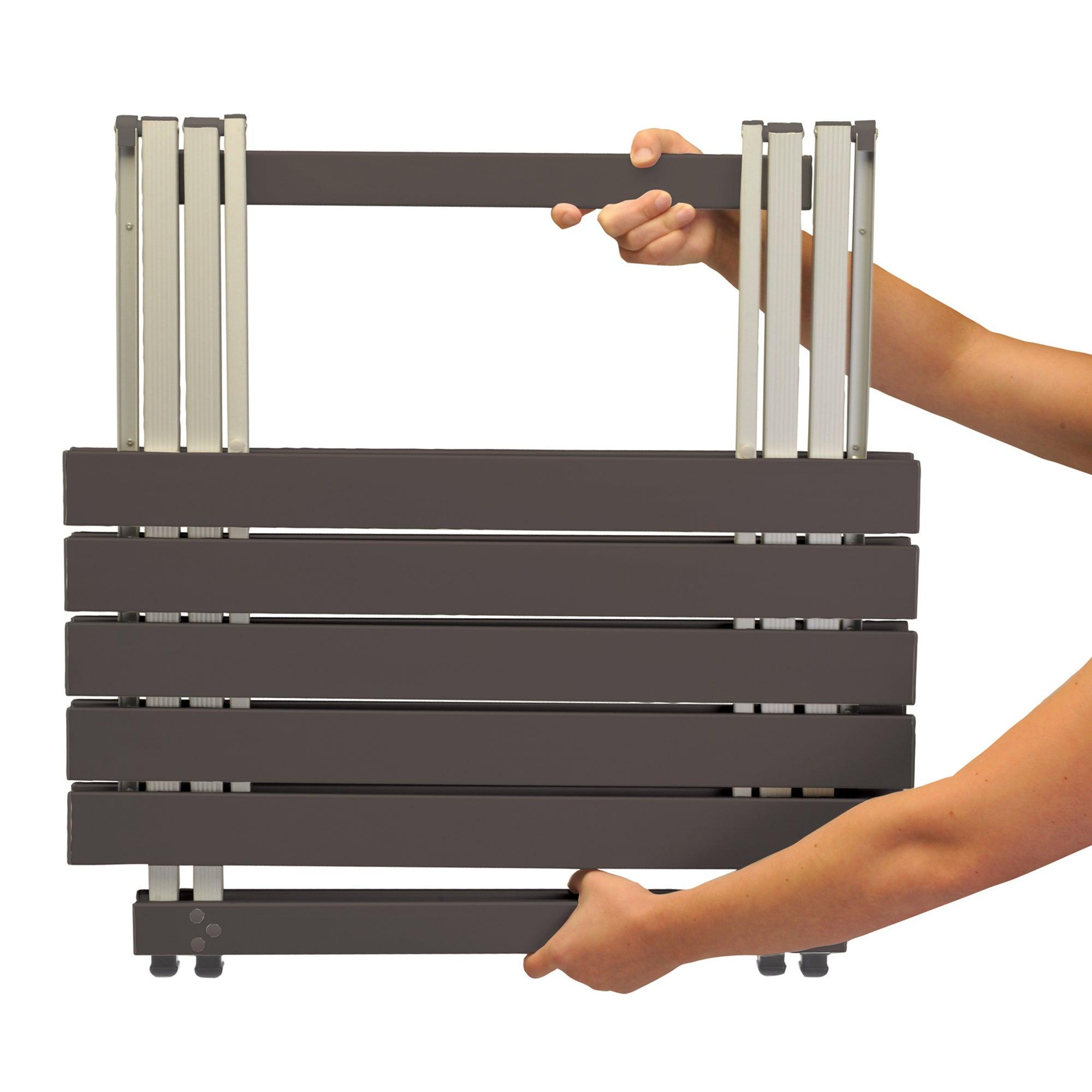 Multi-Functional Cook Compact Camp Table 25 - Choice 214 - Slim-Fold Outdoor Cook Station with Storage Shelves Detail