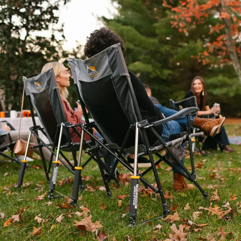 Patented Spring-Action RoadTrip Rocker - Choice 855 - Freestyle Rocker Portable Outdoor Folding Chair Detail