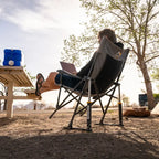 Patented Spring-Action RoadTrip Rocker - Choice 855 - Freestyle Rocker Portable Outdoor Folding Chair Detail
