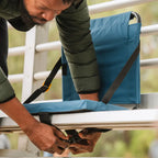 Secure-Hook BleacherBack - Choice 696 - Bleacher-Friendly Stadium Chair with Back Support Detail