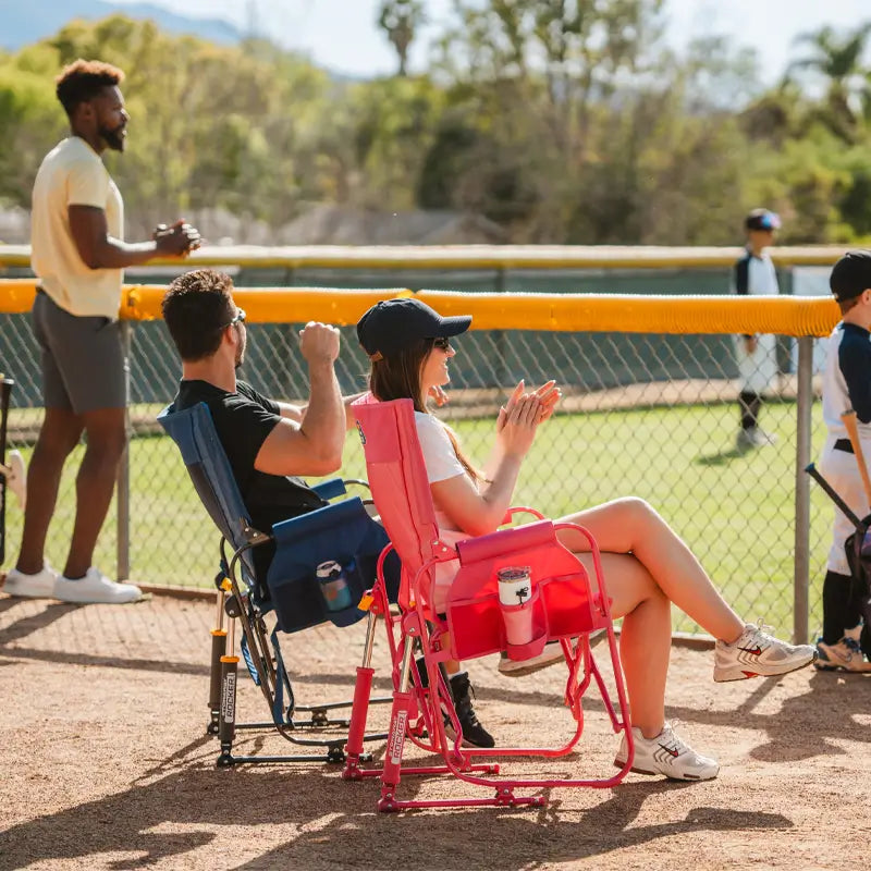 Premium All-Weather Stowaway Rocker - Choice 794 - RoadTrip Rocker Smooth Motion Camp Chair Detail