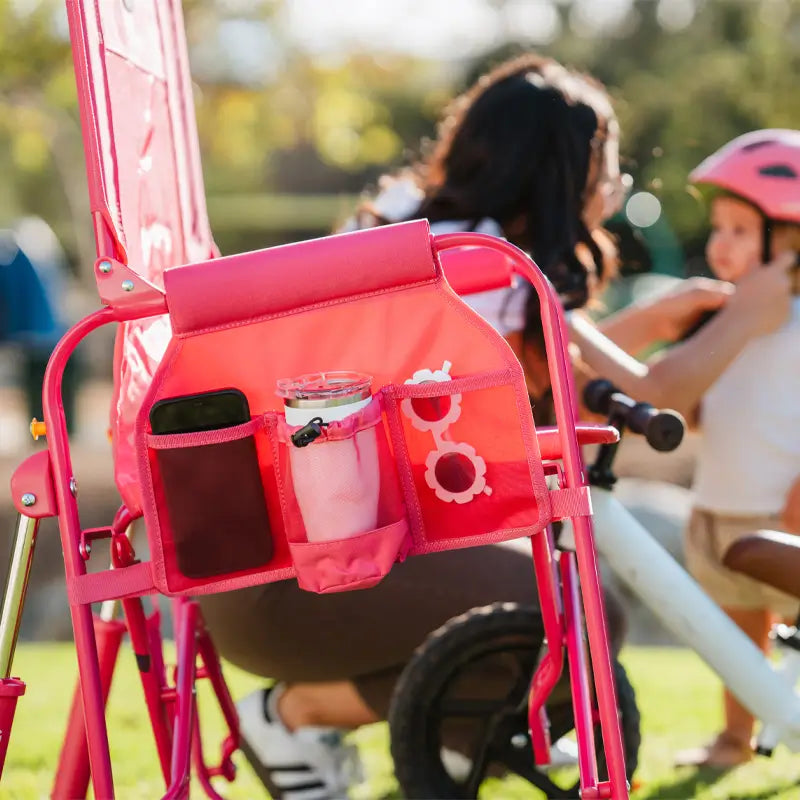 Premium All-Weather Stowaway Rocker - Choice 794 - RoadTrip Rocker Smooth Motion Camp Chair Detail