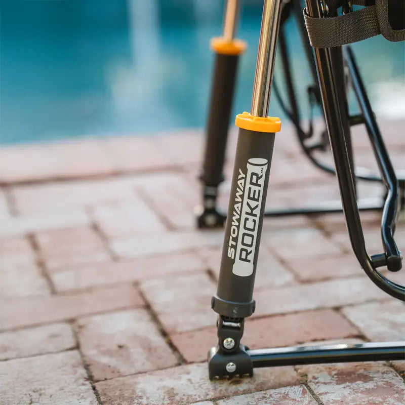 Premium All-Weather Stowaway Rocker - Choice 794 - RoadTrip Rocker Smooth Motion Camp Chair Detail