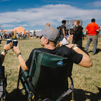 Premium All-Weather Stowaway Rocker - Choice 794 - RoadTrip Rocker Smooth Motion Camp Chair Detail