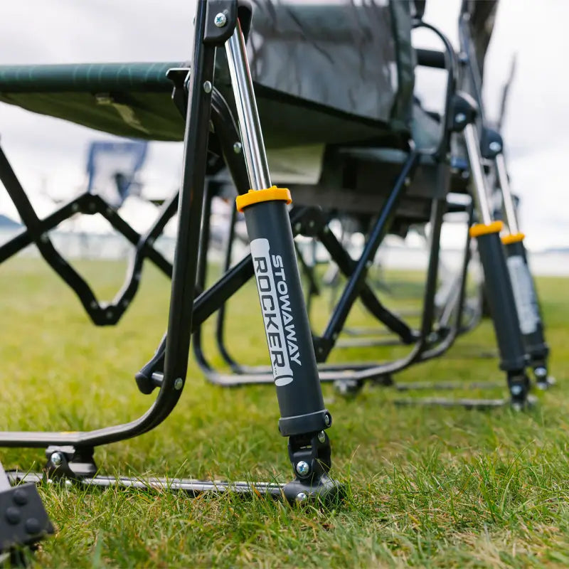 Premium All-Weather Stowaway Rocker - Choice 794 - RoadTrip Rocker Smooth Motion Camp Chair Detail