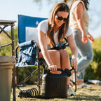 Premium All-Weather Stowaway Rocker - Choice 794 - RoadTrip Rocker Smooth Motion Camp Chair Detail