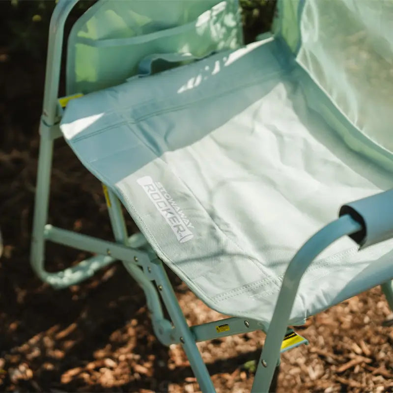 Premium All-Weather Stowaway Rocker - Choice 794 - RoadTrip Rocker Smooth Motion Camp Chair Detail