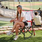 Premium All-Weather Stowaway Rocker - Choice 794 - RoadTrip Rocker Smooth Motion Camp Chair Detail