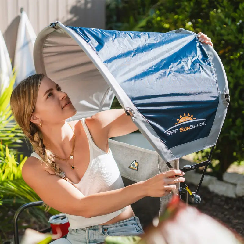 Portable Canopy SunShade Accessory - Choice 361 - Instant Sunshade Umbrella for Tailgating Detail