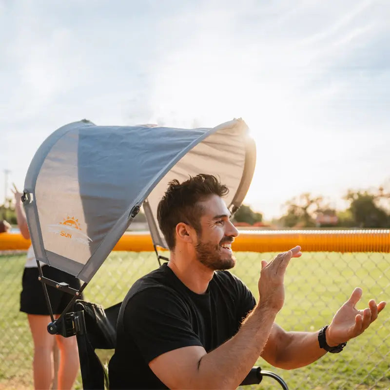 Portable Canopy SunShade Accessory - Choice 361 - Instant Sunshade Umbrella for Tailgating Detail