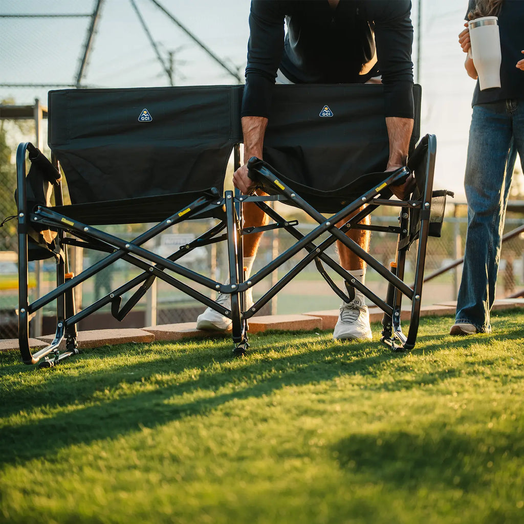 Smooth Motion Tandem Rocker - Choice 227 - RoadTrip Rocker Smooth Motion Camp Chair Detail