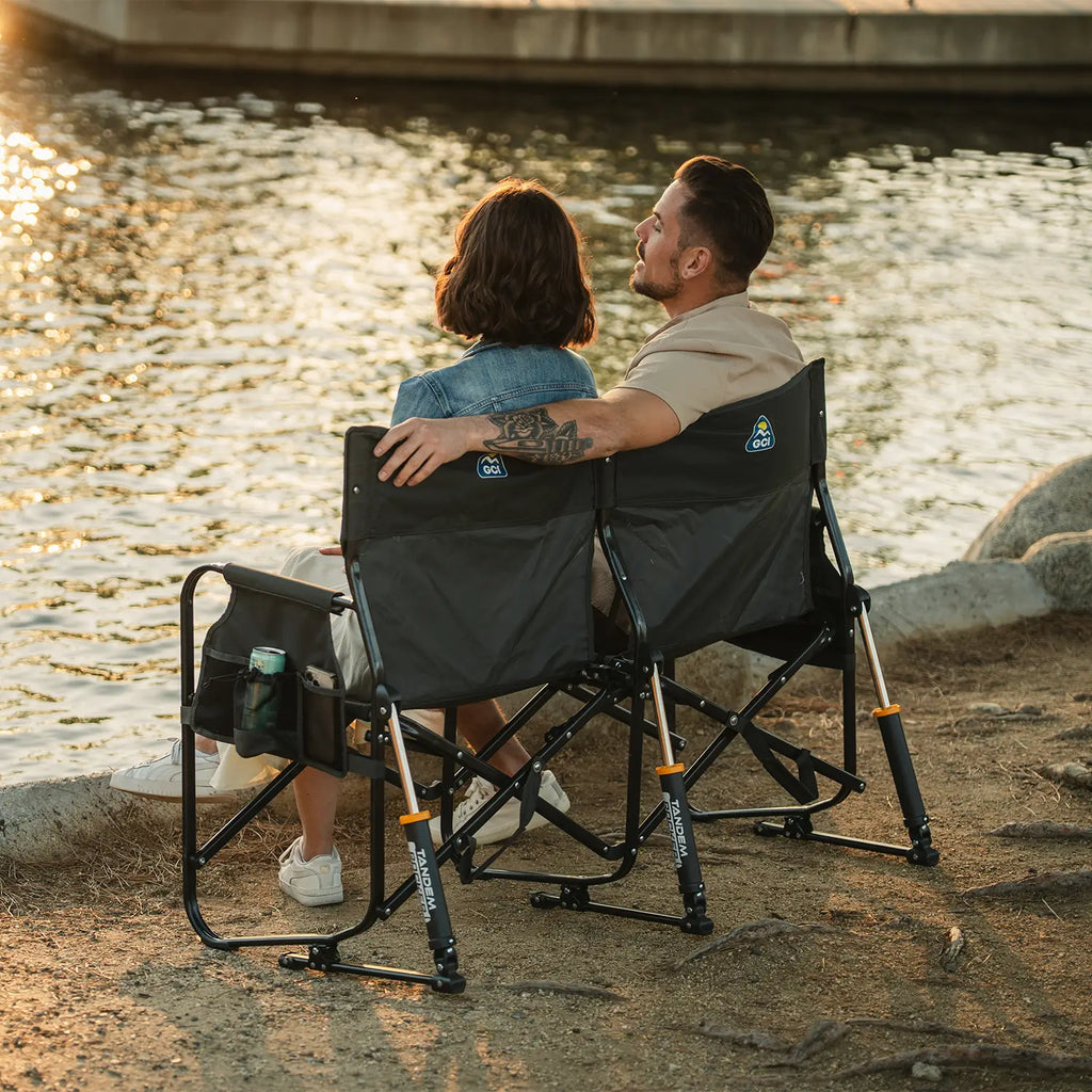 Smooth Motion Tandem Rocker - Choice 227 - RoadTrip Rocker Smooth Motion Camp Chair Detail