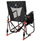 Premium All-Weather Adjustable Rocker - NASCAR - Choice 899 - Heavy-Duty Kickback Rocker with Beverage Holder Detail