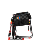 Premium All-Weather Adjustable Rocker - NASCAR - Choice 899 - Heavy-Duty Kickback Rocker with Beverage Holder Detail