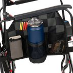 Premium All-Weather Adjustable Rocker - NASCAR - Choice 899 - Heavy-Duty Kickback Rocker with Beverage Holder Detail