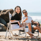 Patented Spring-Action Beach Rocker - Choice 712 - Freestyle Rocker Portable Outdoor Folding Chair Detail
