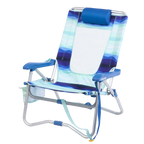 Reclining Beach Bi-Fold Beach Chair - Choice 601 - Portable Heavy-Duty Low Boy Chair for Ocean Side Detail