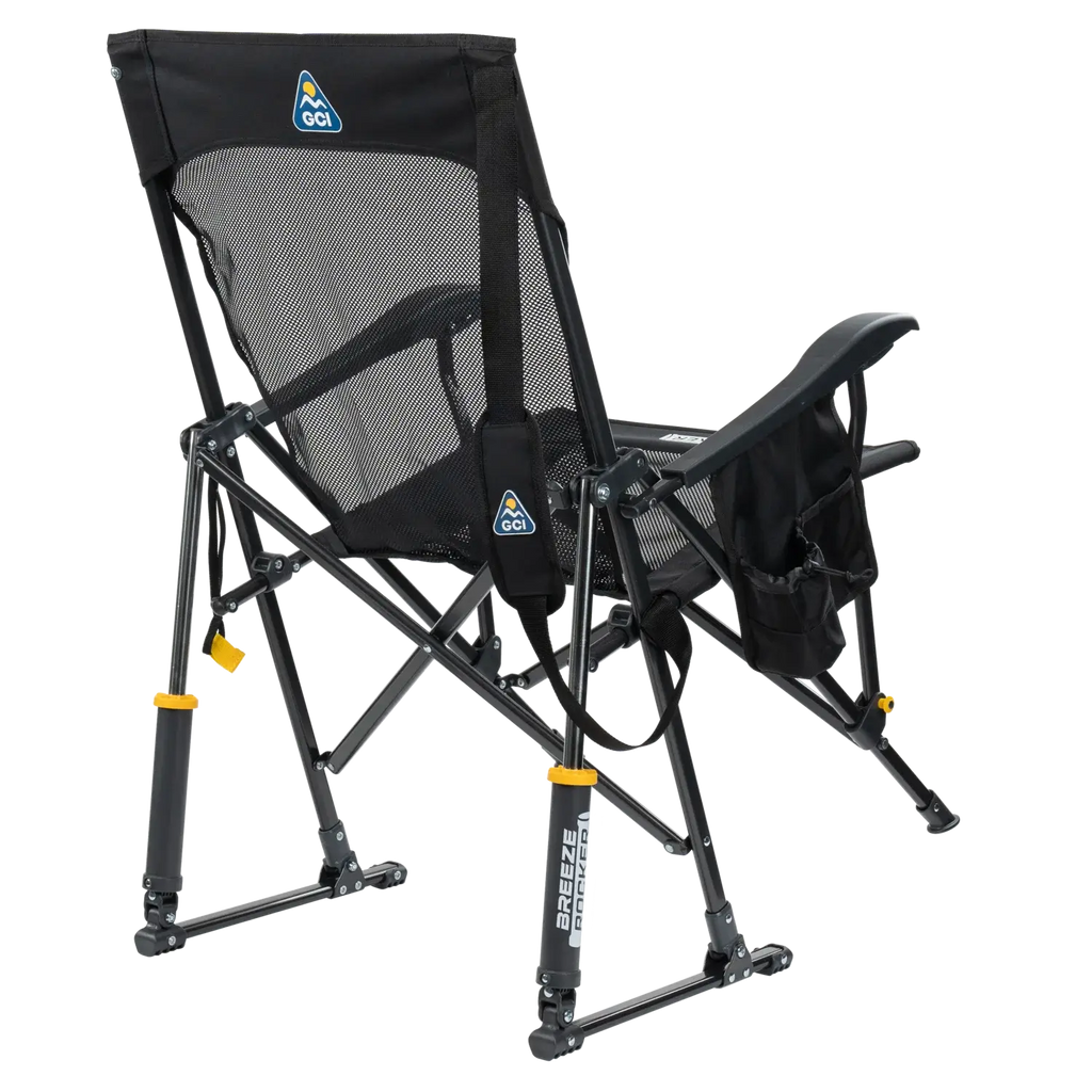 Smooth Motion BreezeRocker - Choice 504 - Heavy-Duty Kickback Rocker with Beverage Holder Detail