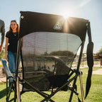 Smooth Motion BreezeRocker - Choice 504 - Heavy-Duty Kickback Rocker with Beverage Holder Detail
