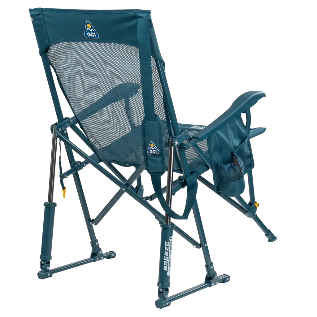 Smooth Motion BreezeRocker - Choice 504 - Heavy-Duty Kickback Rocker with Beverage Holder Detail
