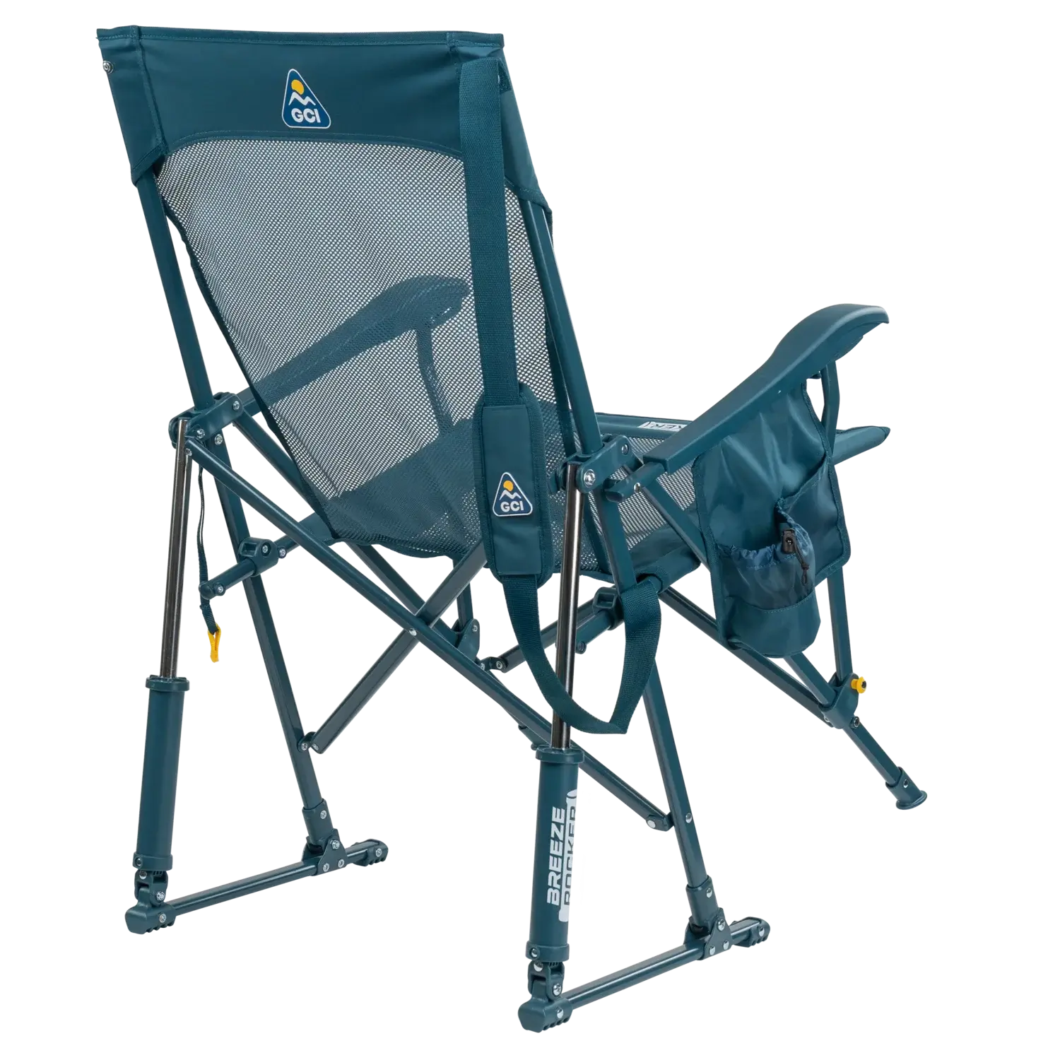 Smooth Motion BreezeRocker - Choice 504 - Heavy-Duty Kickback Rocker with Beverage Holder Detail