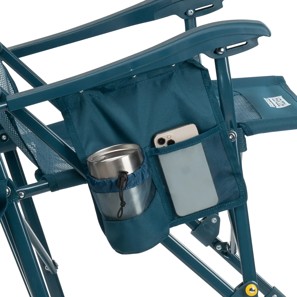 Smooth Motion BreezeRocker - Choice 504 - Heavy-Duty Kickback Rocker with Beverage Holder Detail