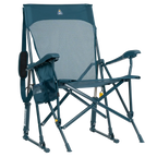 Smooth Motion BreezeRocker - Choice 504 - Heavy-Duty Kickback Rocker with Beverage Holder - Teal