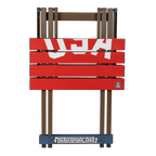 Slim-Fold Compact Camp Table 20 - USA Anniversary Deluxe - Choice 757 - Master Outdoor Kitchen Station for Tailgating & BBQ Detail