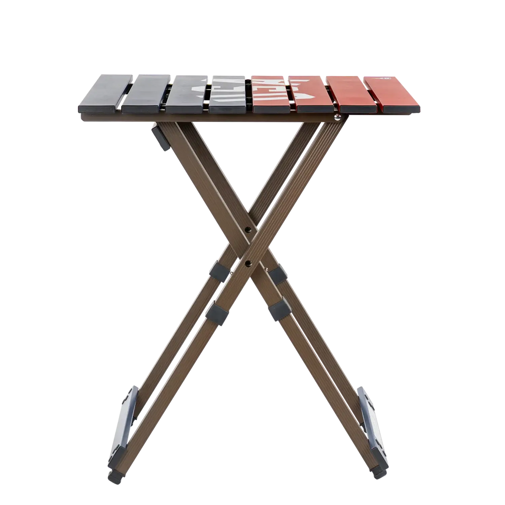 Slim-Fold Compact Camp Table 20 - USA Anniversary Deluxe - Choice 757 - Master Outdoor Kitchen Station for Tailgating & BBQ Detail