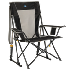 Premium All-Weather Comfort Pro Rocker - Choice 375 - RoadTrip Rocker Smooth Motion Camp Chair - Black