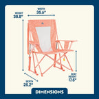 Premium All-Weather Comfort Pro Rocker - Choice 375 - RoadTrip Rocker Smooth Motion Camp Chair Detail
