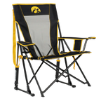 Smooth Motion College Comfort Pro Rocker - Iowa Hawkeyes - Choice 249 - Heavy-Duty Kickback Rocker with Beverage Holder - Default Title